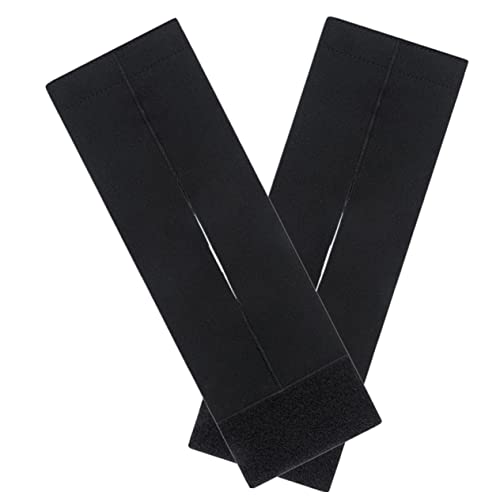 INOOMP 8pcs Baseball Glove Mallet Band Glove Fixing Wrap Baseball Gear Wrapping Band Catcher's Gear - color: Blackx4pcs, size: 35x10cmx4pcs