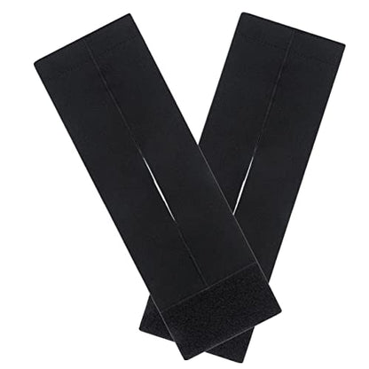 INOOMP 8pcs Baseball Glove Mallet Band Glove Fixing Wrap Baseball Gear Wrapping Band Catcher's Gear - color: Blackx4pcs, size: 35x10cmx4pcs