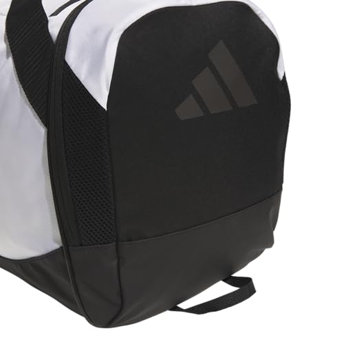 adidas Team Issue Duffel Bag – Durable for Sports & Travel - color: White/Black/2