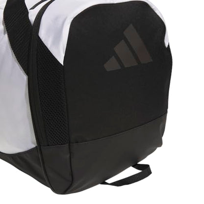 adidas Team Issue Duffel Bag – Durable for Sports & Travel - color: White/Black/2