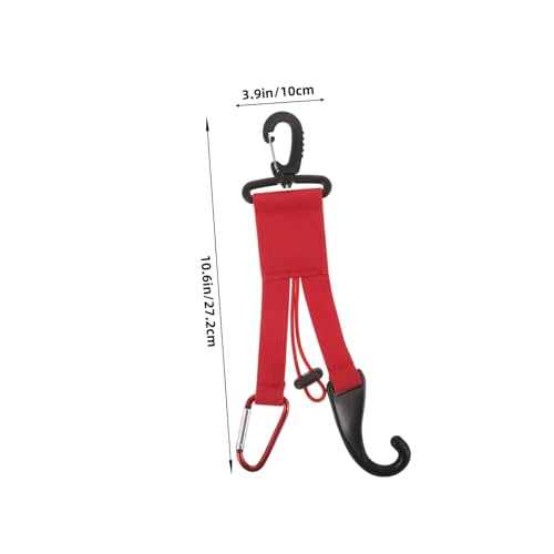 Mikikit Baseball Gear Holder Helmet Hook Multi-Functional Hanger for Bats Gloves and Backpacks and Portable Baseball Equipment Organizer