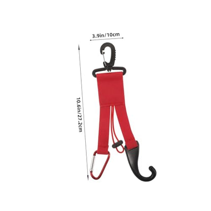 Mikikit Baseball Gear Holder Helmet Hook Multi-Functional Hanger for Bats Gloves and Backpacks and Portable Baseball Equipment Organizer