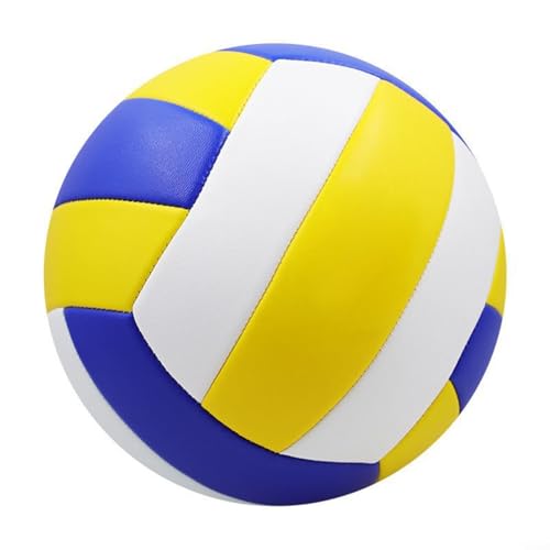 FABULETTA Official Size 5 Volleyball for Indoor, Outdoor & Beach Play – Soft-Touch PVC Construction with Machine-Stitched Durability, Suitable for Beginners to