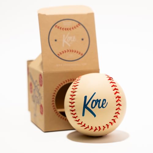 Kore Soft Softball – Hand-Stitched Real Feel Foam Softballs | Safe Indoor & Outdoor Practice Ball for Backyard Play - size: Pack Of 1