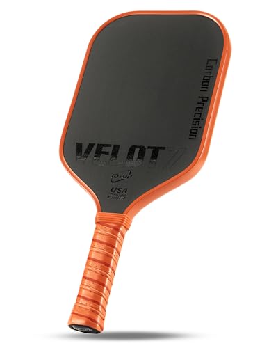 Pickleball Paddles,Pickleball Paddle,Carbon Fiber Pickle Ball Paddle-16MM,Hot Pressing Process Racket for Lightweight,Superior Control,Spin,Power and Consistency,USAPA Approved