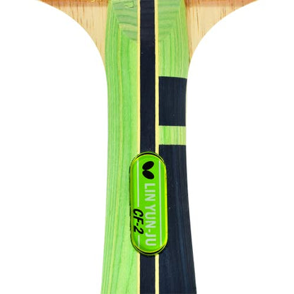 Butterfly Lin Yun-Ju Shakehand Ping Pong Paddle - Lightweight & Offers A High Degree of Control for Developing Table Tennis Players - Recommended for Beginners