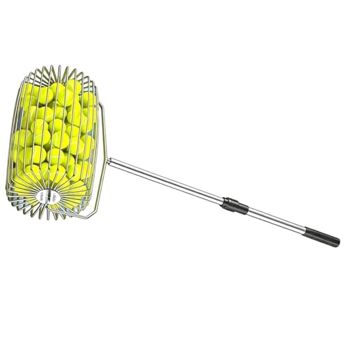 Pickleballs Tennis Balls Pickers Upper Pickleballs Collector Basket with Handle Balls Pickup Ball Retrievers Ball Retrievers - color: Extra large