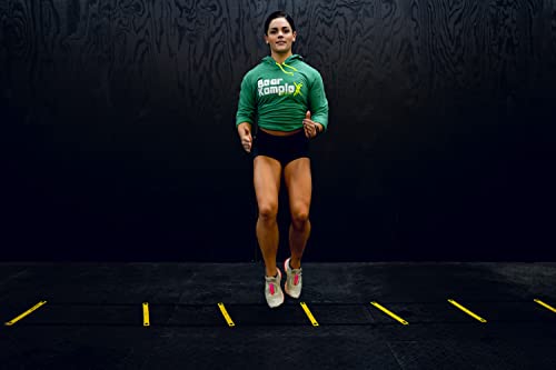 Equipment - Bodyweight Conditioning Workout at Home - Functional Fitness Exercises Indoors or Outdoors - Enhance Coordination, Improve Speed, Burn Calories - Carrying Bag Included