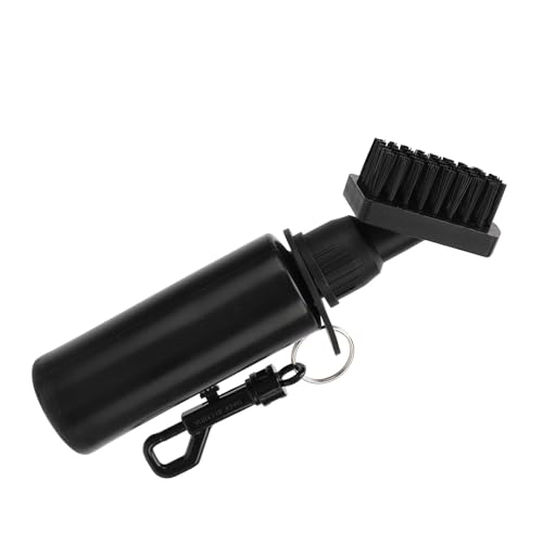 Portable Essential Cleaner Brush with Clip, 100ml Squeeze Water Bottle, Plastic Cleaning Tool for Deep Cleaning, Men and Women