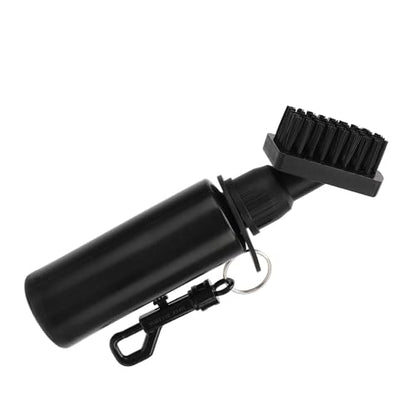 Portable Essential Cleaner Brush with Clip, 100ml Squeeze Water Bottle, Plastic Cleaning Tool for Deep Cleaning, Men and Women