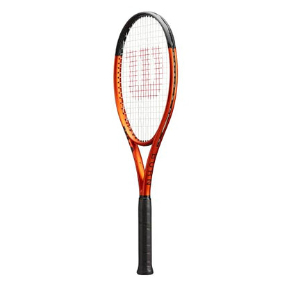 Wilson Burn 100 V5 Performance Tennis Racket - Strung with Sensation, Grip Size 1-4 1/8", 2-4 1/4", 3-4 3/8", 4-4 1/2" - size: Grip Size 3 - 4 3/8"