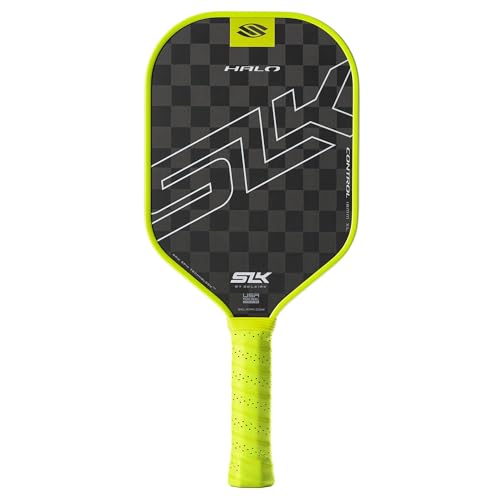 Selkirk Sport SLK Halo Raw Carbon Fiber Pickleball Paddle | Power, Pro and Control Pickleball Paddles | T700, 18K Ultraweave, Aramid Fiber LinkWeave | Designed & Controlled in USA