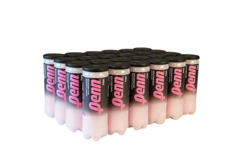 Penn Pink Championship Extra Duty Tennis Ball Can - style: 24 Cans, 72 Balls
