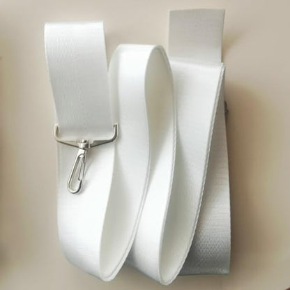 Tennis Net Center Strap White Colour Standard Match Type Net in The Middle of The Separation Adjustable Belt Center Net Belt, Brown