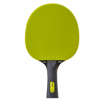 STIGA Pure Color Advance Performance-Level Table Tennis Racket (Yellow) - color: Green/Orange