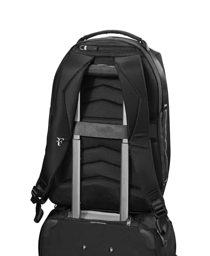 WILSON RF Tennis Racket Cover-Black - size: Holds up to 2 Rackets