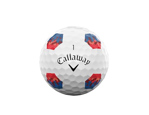 Callaway Golf Chrome Soft 2026 Golf Balls - color: Tru Track Blue/Red