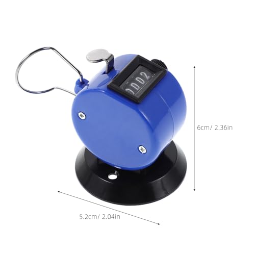 LIOOBO Clicker Counter: Handheld Baseball Golf Stroke Counter with Base - 4 Digital Manual Pitch Tally Clicker for Accurate Score Tracking Sports Activities