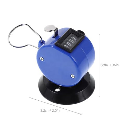 LIOOBO Clicker Counter: Handheld Baseball Golf Stroke Counter with Base - 4 Digital Manual Pitch Tally Clicker for Accurate Score Tracking Sports Activities