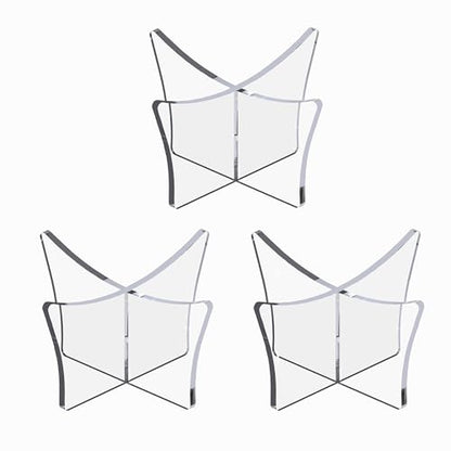 Large Ball Stand 3-Pack, Acrylic Display Stand for Football Basketball Soccer Volleyball Rugby, Ball Display Holder for Storage and Displaying - size: Large Ball Stand (4.7x2.6 inch)