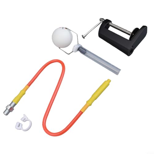 Table Tennis Trainer Robot with Adjustable Desk Clamp and Fast Rebound Spring for Professional Indoor for PING Pong Practice and Skill Improvement