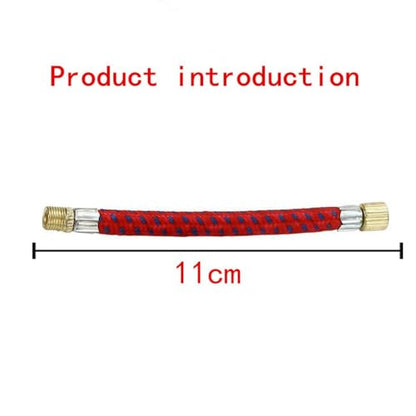 Ball Pump Kit with Flexible Hose and Needles, Compact Hand Inflator for Basketball Soccer Football Volleyball, Portable Use