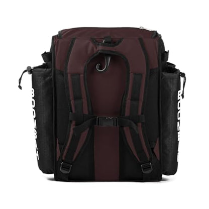 Boombah Superpack Mini Bat Pack - 8" x 12.5" x 18" - Multiple Colors - color: Black/Maroon