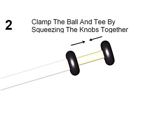 Tee Pal Golf Ball Teeing Device for Seniors with Bending Issues White