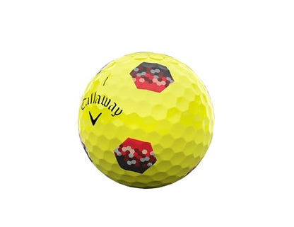 Callaway Golf Chrome Soft 2026 Golf Balls - color: Yellow Tru Track
