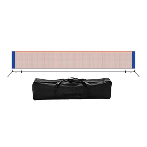 Pickleball Net Easy Install Portable Net System with Storage Bag Stable Steel Tube Lightweight PP Material Suitable for Parties Driveways Home Court - size: 6.1m