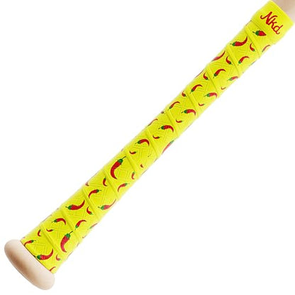 Naked Grips Iconic Collection | 1mm Baseball & Softball Bat Grips - color: Hot Pepper