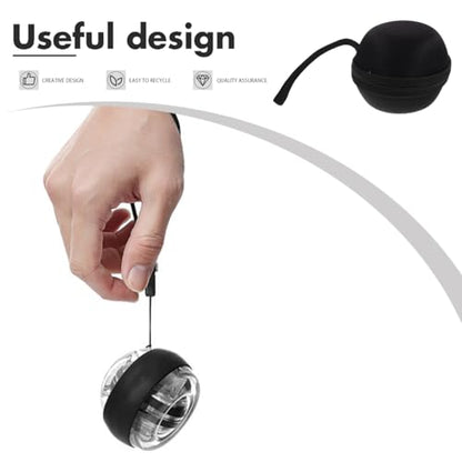 Kisangel Gyro Ball Storage Bag, Strengthener Wrist Ball Case Yoyo Storage Case for Portable Eva Material Protective