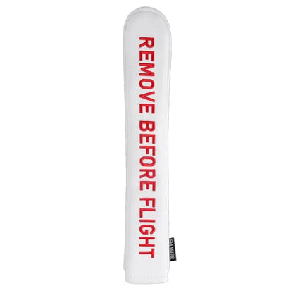 Golf Head Cover with RBF Design for Golf Club - size: for Golf Alignment Stick, style: White