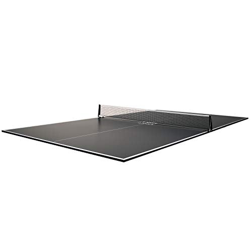 JOOLA Ping Pong Conversion Top with Net Set for Billiard and Pool Tables - Regulation Top Converts Billiards into Ping Pong Table - Includes Foam Padding for Protection - Steel Frame Option - color: Full Foam Back