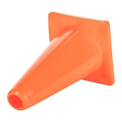 Champion Sports 9" High Visibility Flexible Vinyl Cone, Orange