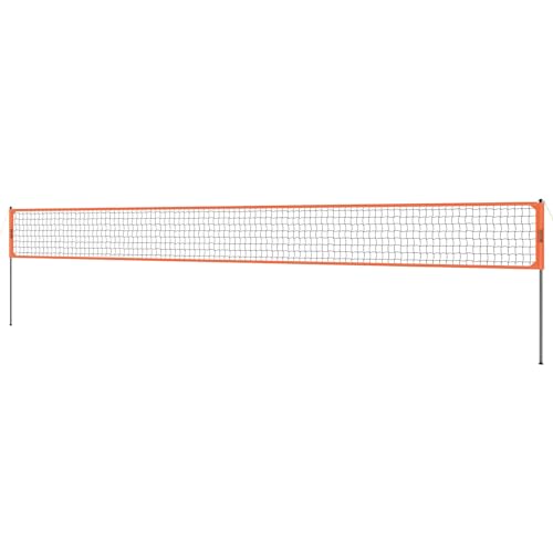 VEVOR Outdoor Portable Volleyball Net System, Adjustable Height Aluminum Poles, Professional Set with PVC Volleyball, Pump, Carrying Bag, Heavy Duty Net for Backyard, Beach, Lawn
