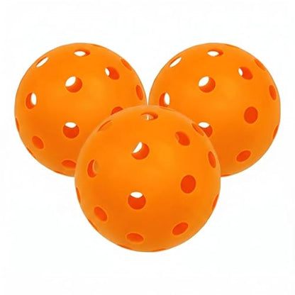 Outdoor Pickleballs, Regulation Size Tournament Pickleball Balls, Durable Pickleball Balls for Outdoor Courts & Training