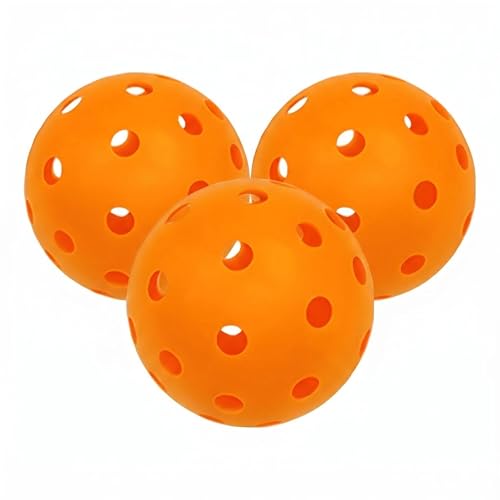 Outdoor Pickleballs, Regulation Size Tournament Pickleball Balls, Durable Pickleball Balls for Outdoor Courts & Training