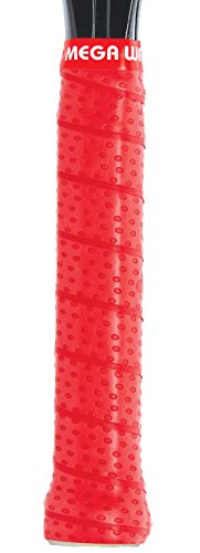 Tourna Mega Wrap Tennis Replacement Grip - color: Red