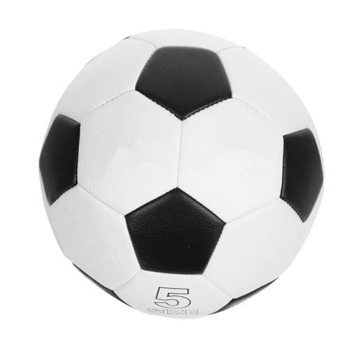 UPKOCH Size 5 Pu Soccer Ball, Machine Stitched Training Football for Adults and Youth, Official Match Standard, Sturdy Outdoor Sports Ball for Soccer Practice and Games