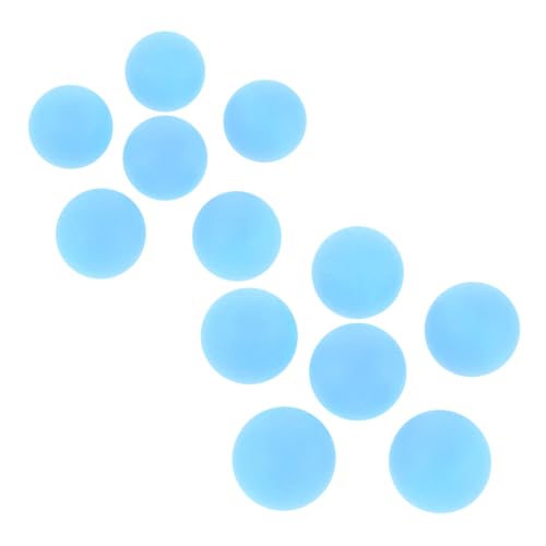 Milisten Colored Table Tennis Balls Matte Finish Training Balls for Sports Party Games and Decorations Durable PP - color: Sky-blue