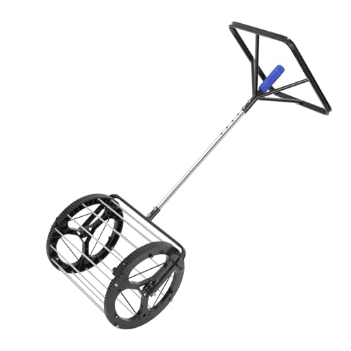 Tennis Ball Hopper, 80 Balls Capacity Tennis Ball Automatic Picker, Lightweight Tennis Court Equipment, Rolling Collector Basket for School, Professional Ball Court, Home Backyard