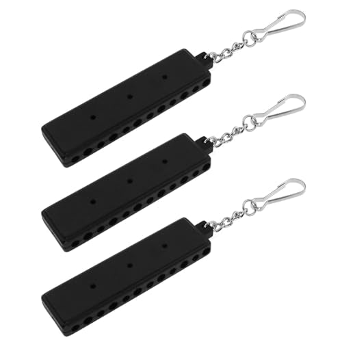 3PCS Black Golf Tee Holder Golf Tee Organizer with Hook Holds 12 Golf Holes 3 Ball Marker Holes 3.94x0.94 Inches Black