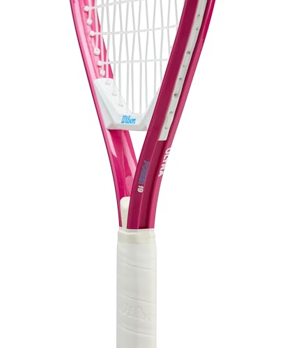 Wilson Ultra Power 19" Junior Recreational Tennis Racket - Pink/White/Blue