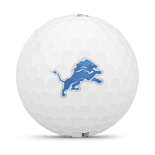 WILSON 2025 Duo Soft NFL Golf Ball - 12 Balls, White, Atlanta Falcons - color: Detroit Lions