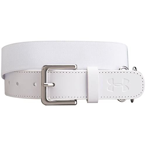 Under Armour Boys' Baseball Belt - color: (100) White / White / White, size: One Size
