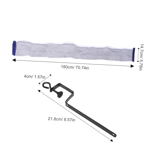 Abaodam Portable Table Tennis Net Mesh Net and Post Kit for Outdoor Training Durable Easy Setup for Adults for Competition