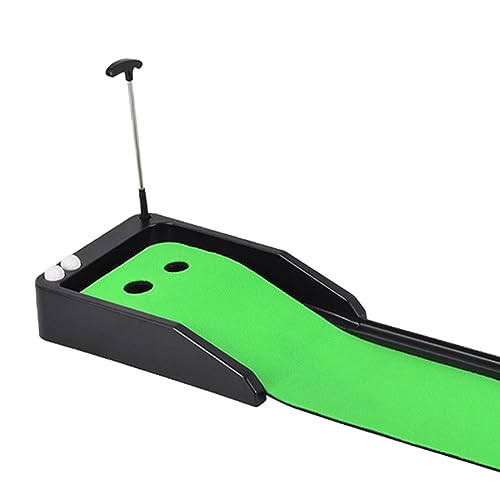 Golf Putting Mat Golf Putting Matt Indoors with Ball Return Convenient Improving Putting Skills Blanket Putting for Amateurs