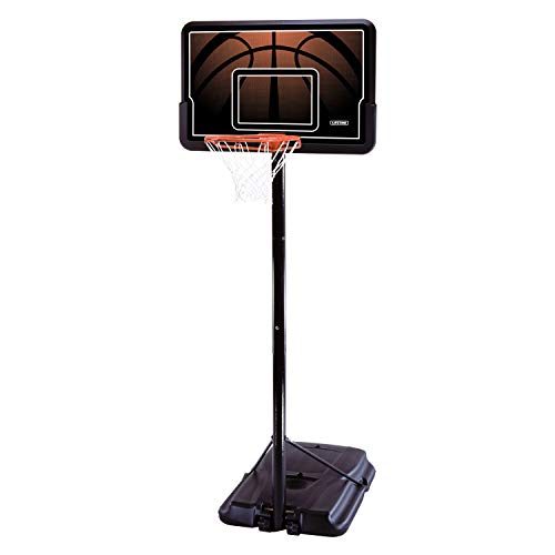 Lifetime Height Adjustable Portable Basketball System, 44 Inch Backboard