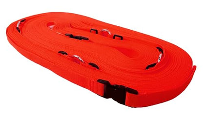 2" Pro Adjustable Boundary Lines with Hand Winders - color: RED